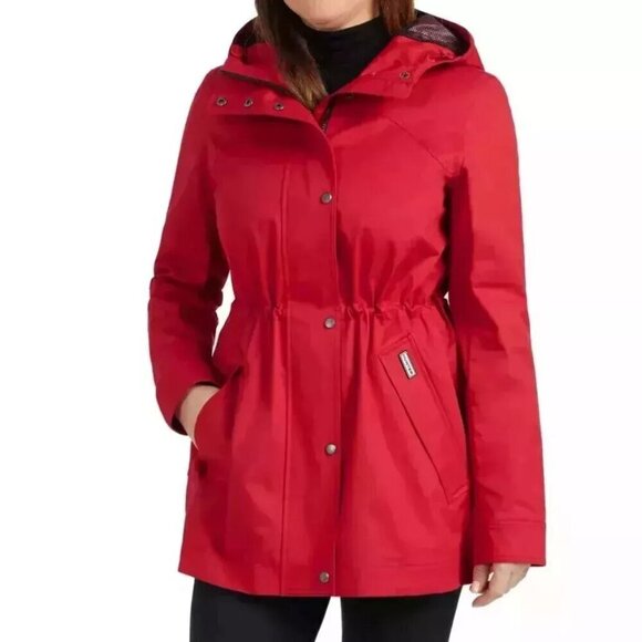 NWT - Hunter Red Rain Jacket Water Resistant Cotton Smock – Size XL - Picture 2 of 9